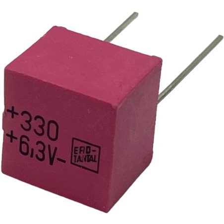 330uF 6.3V Radial Polarized Tantalum Capacitor ERO 12x12mm