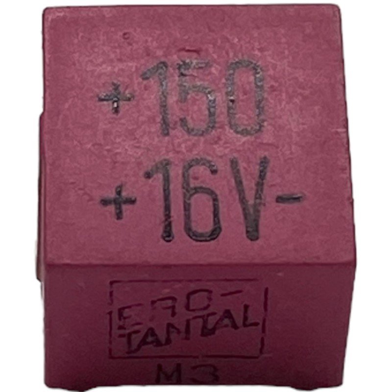 150uF 16V Radial Polarized Tantalum Capacitor ERO 12x12mm