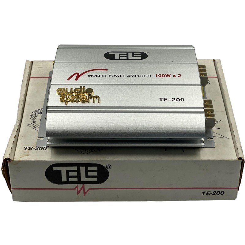 TE-200 Tele Mosfet High Power Car Amplifier 2 Channel 2x100W