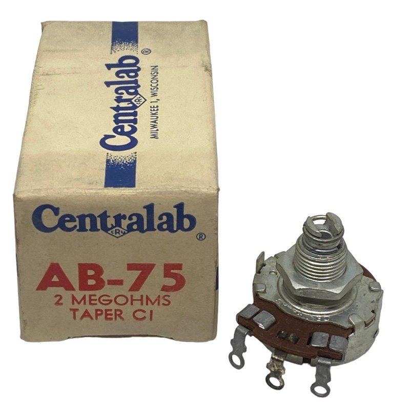 2Mohm 2M Taper Potentiometer AB-75 Centralab