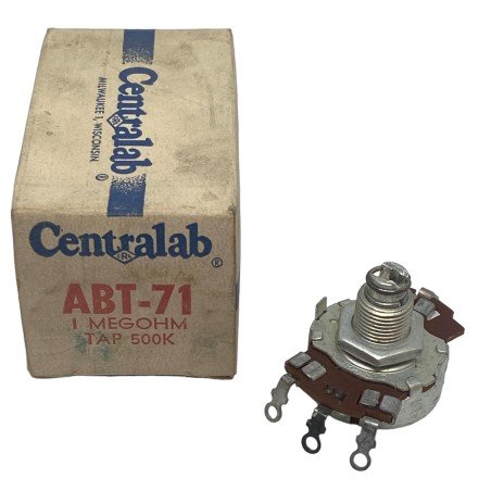 1Mohm + 500K Taper Potentiometer ABT-71 Centralab