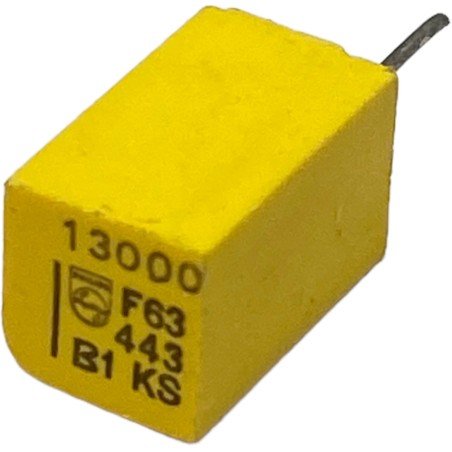 13nF 13000pF 63V 1% Radial Film Capacitor 222244341393 Philips