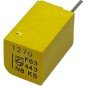 1.27nF 1270pF 63V 1% Radial Film Capacitor 222244341272 Philips