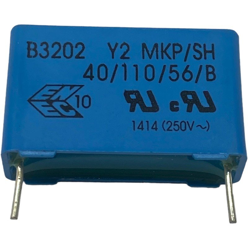 0.1uF 100nF 300V 305V Radial Polypropylene Film Capacitor MKP/SH B3202 Epcos 26x16x8mm