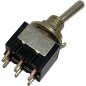 MTS-203 DPDT 125v 6A Interruptor palanca cola de rata— ElectroCrea