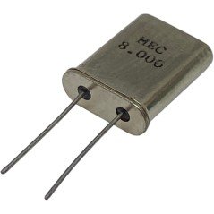 8.000MHz 2 Pin Crystal Oscillator Clock HC-49U Series MEC