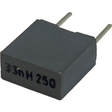 0.033uF 33nF 250V Radial Film Capacitor Arcotronics 7.5x7.5x3.5mm