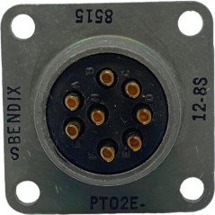 PT02E-12-8S Bendix Circular Mil Spec Connector