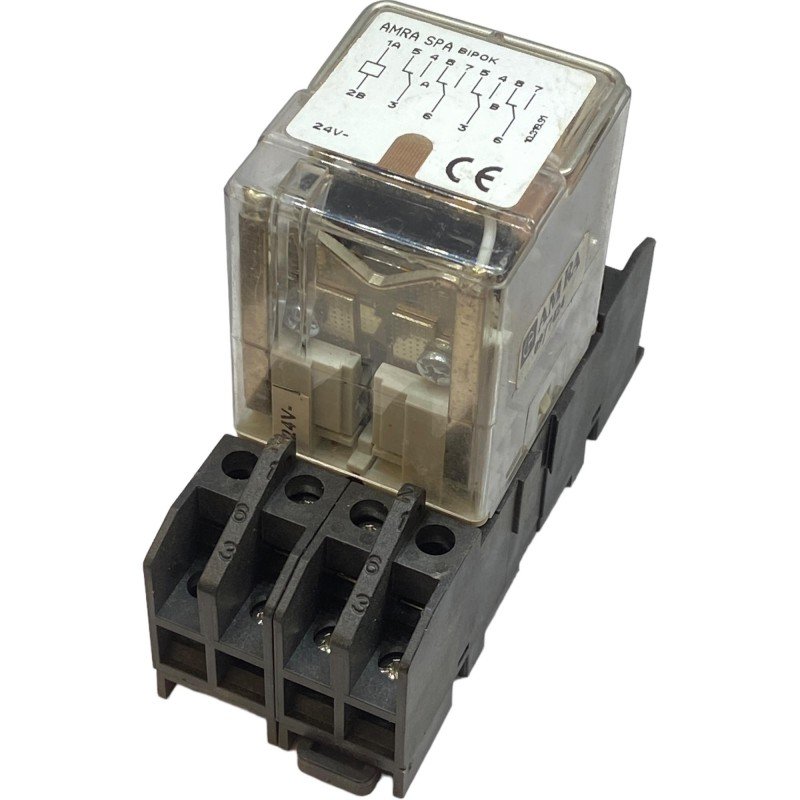 Bipok Amra Spa SPDT Instantaneous Monostable Relay With Socket