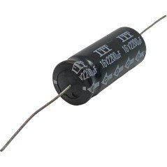 2200uF 16V Axial Electrolytic Capacitor ITT 41x16mm