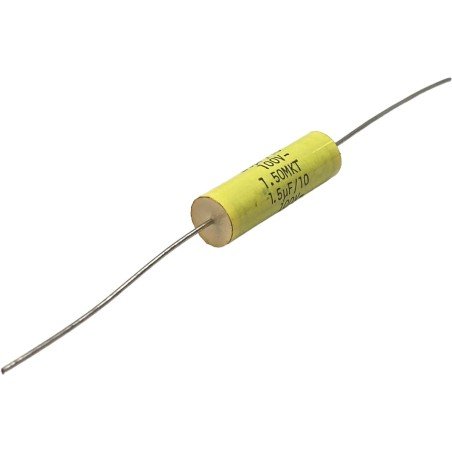 1.5uF 100V 10% Axial Film Capacitor 1.5MKT Plessey