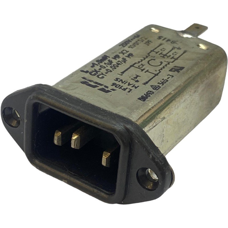 LF106 AC Power Entry Module EMI Filter 6A/250V