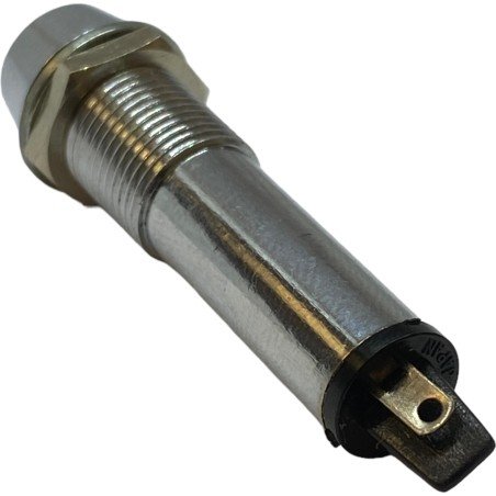 Red Indicator Light Socket Screw Type 42.5x8.75mm