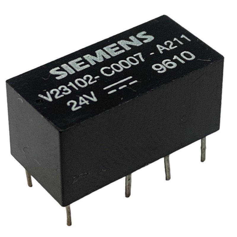 V23102-C0007-A211 Siemens 8 Position Miniature Relay 24Vdc