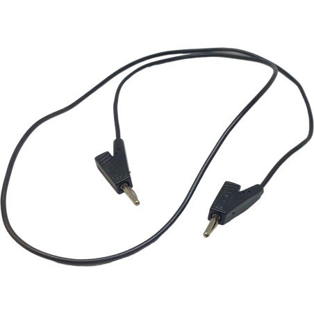 Radiall Banana Test Lead Black Color 750V/5A 50cm