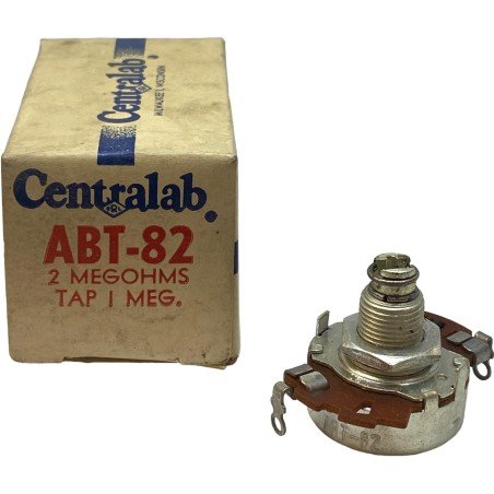 2Mohm 2M Tap 1M Potentiometer ABT-82 Centralab