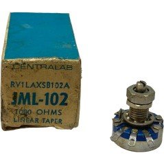 1Kohm 1K Potentiometer JML-102 Centralab RV1LAXSB102A