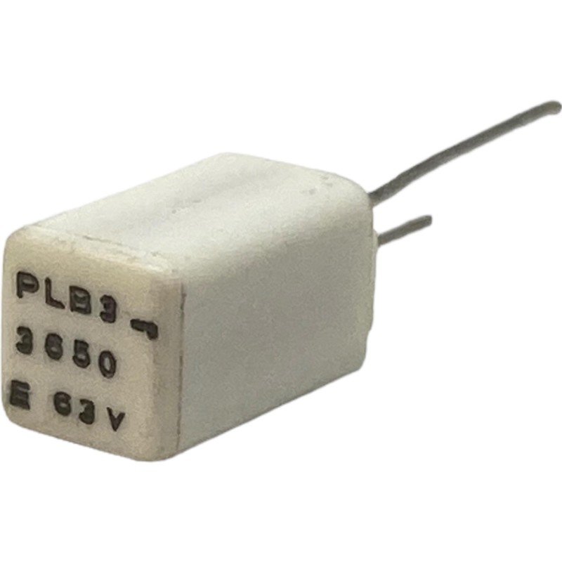 3.65nF 3650pF 63V 1.25% Radial Film Capacitor PLB3 MCE