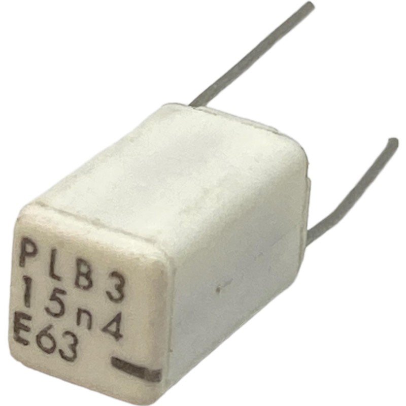 15.4nF 15400pF 63V 1.25% Radial Film Capacitor PLB3 MCE