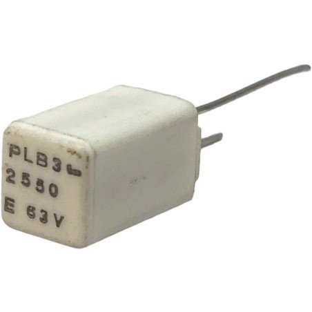 2.55nF 2550pF 63V 1.25% Radial Film Capacitor PLB3 MCE