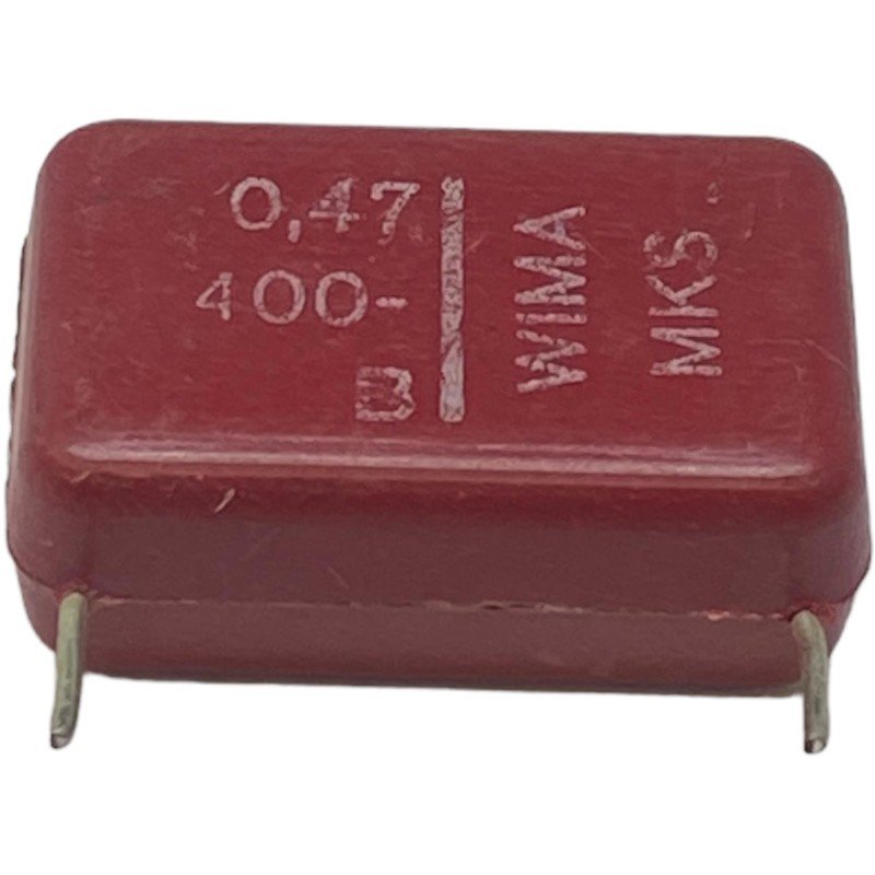 0.47uF 470nF 400V Radial Film Capacitor MKS WIMA 40x22.75mm