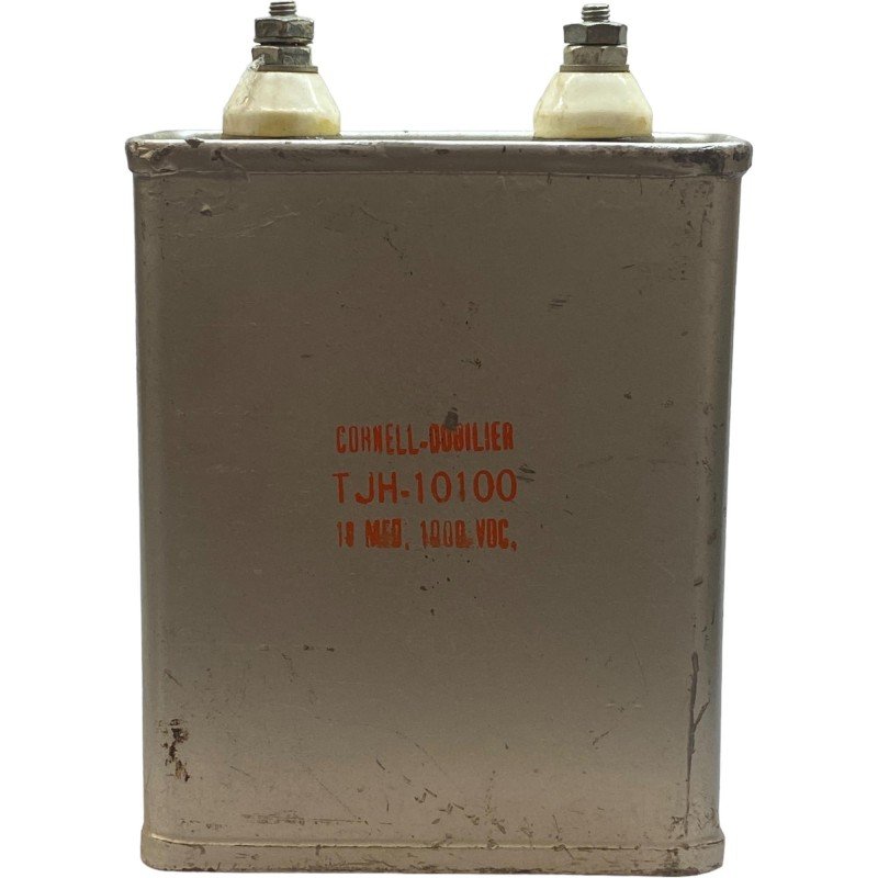 10uF 1000V 1KV Paper In Oil Capacitor TJH-10100 Cornell Dubilier