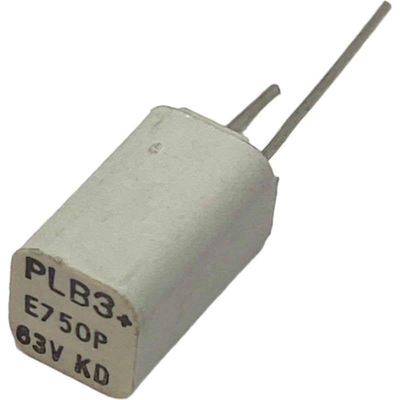 750pF 63V 1.25% Radial Film Capacitor PLB3 MCE