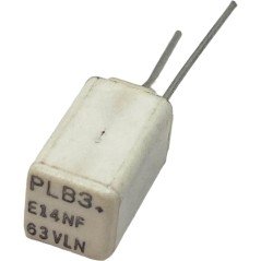 14nF 14000pF 63V 1.25% Radial Film Capacitor PLB3 MCE