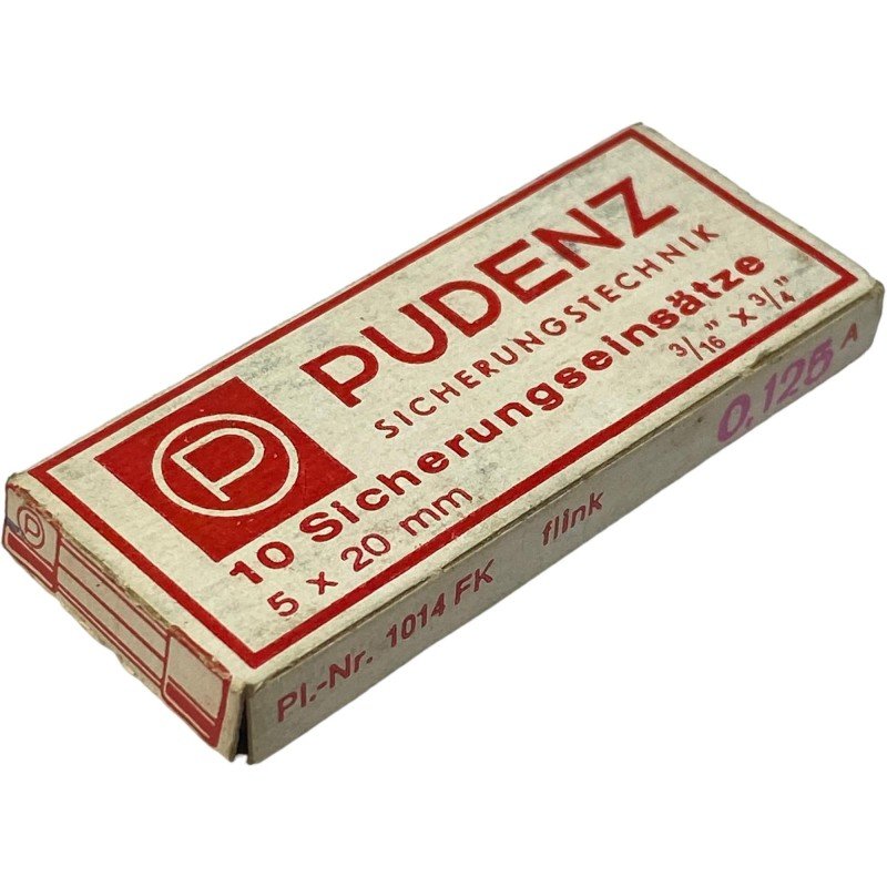 0.125A 250V Pudenz Fuse 5x20mm Qty:10