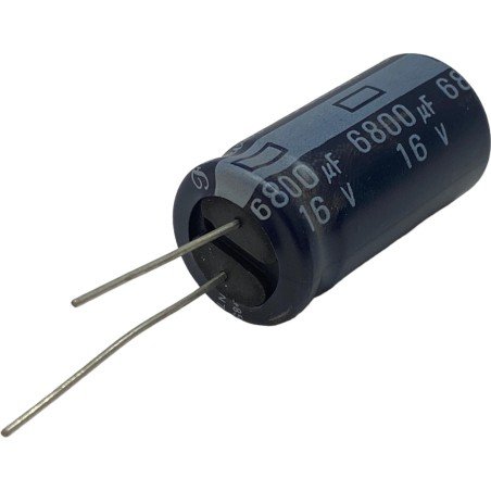 6800uF 16V Radial Electrolytic Capacitor Forever 36x18mm