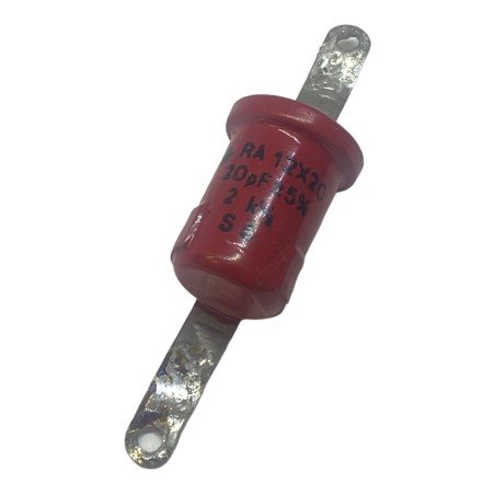 20pF 2000V 2kV 5% Ceramic Tubular Capacitor RA12x20