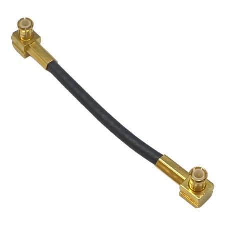 MCX (m) To MCX (m) Angled Coaxial Cable 6cm