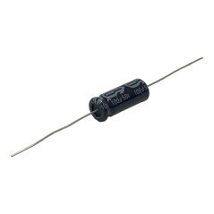 100uF 50V Axial Electrolytic Capacitor Jamicon 20.5x8.25mm