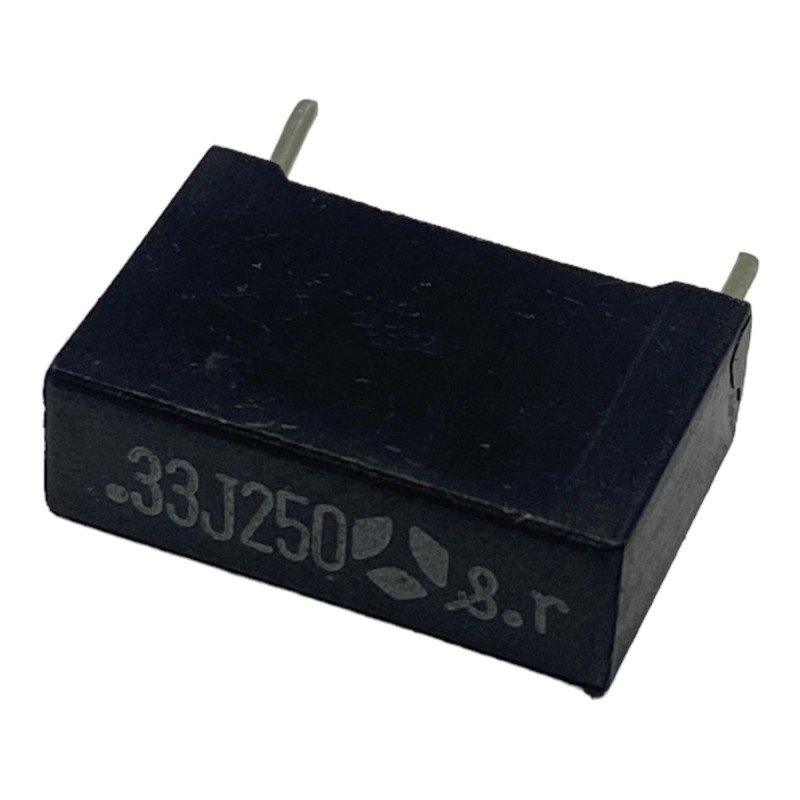 0.33uF 330nF 250V Radial Film Capacitor Thomson 18x12mm