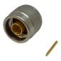 8009-1SF CDI Huber Suhner N Type (m) Straight Type Coaxial Connector For RG402 141 Semi Rigid Cable