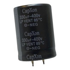 330uF 400V Radial Electrolytic Capacitor LP331M400410 85C Capxon 30x41mm