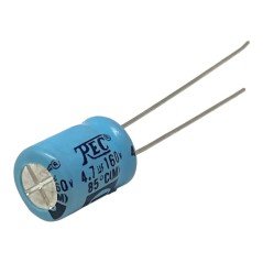 4.7uF 160V Radial Electrolytic Capacitor REC 85C 12x8mm