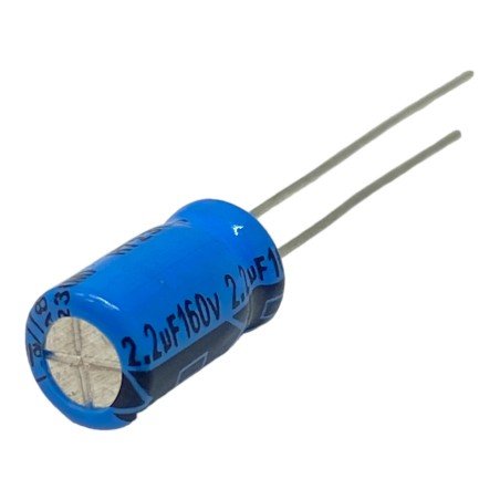 2.2uF 160V Radial Electrolytic Capacitor Lelon 12x6.5mm