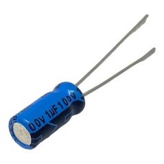 1uF 100V Radial Electrolytic Capacitor Lelon 12x5mm