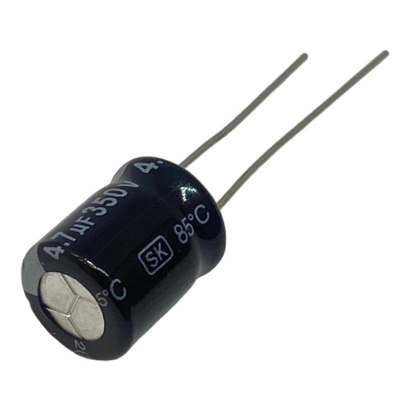 4.7uF 350V Radial Electrolytic Capacitor Jamicon 13x10mm