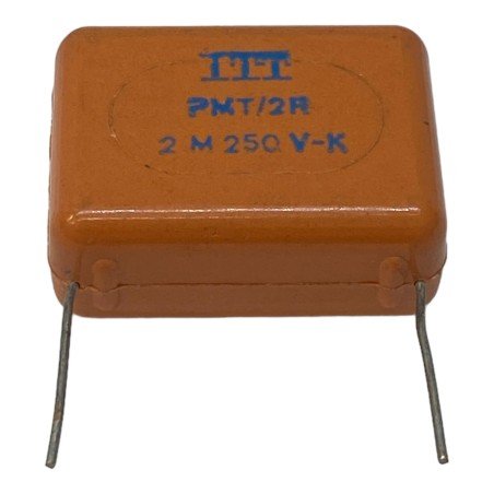 2uF 250V Radial Film Capacitor PMT/2R ITT 32x24x14mm