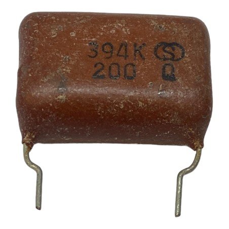 0.39uF 390nF 200V Radial Film Capacitor