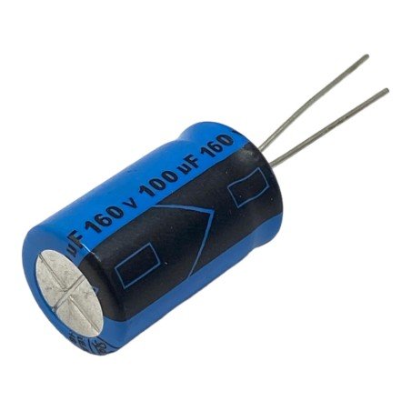 100uF 160V Radial Electrolytic Capacitor Lelon 21x13mm