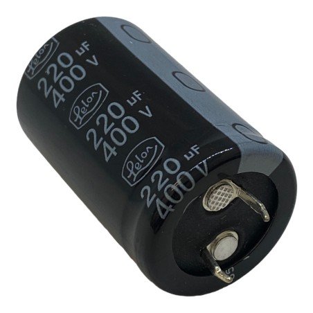 220uF 400V Radial Electrolytic Capacitor Lelon 45x26mm