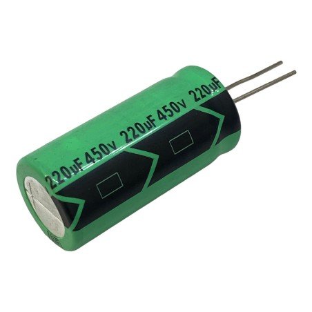 220uF 450V Radial Electrolytic Capacitor Lelon 105C 46x22mm