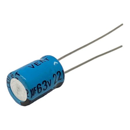 22uF 63V Radial Electrolytic Capacitor 11x5mm