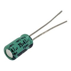 47uF 25V Radial Electrolytic Capacitor TOWA 12x6mm