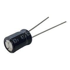 47uF 63V Radial Electrolytic Capacitor Jamicon 12x8.5mm