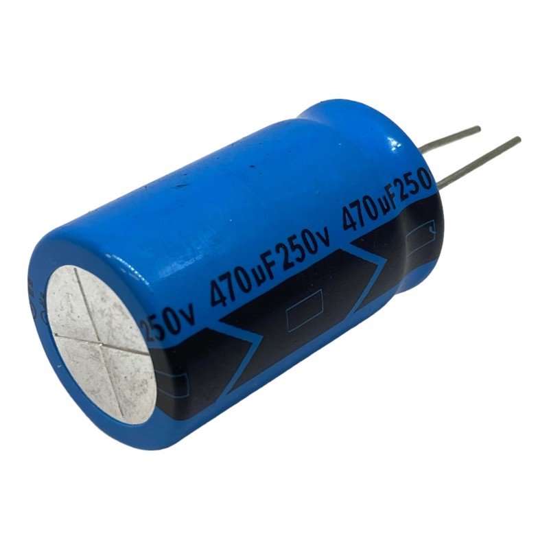 470uF 250V Radial Electrolytic Capacitor Lelon 41x25mm