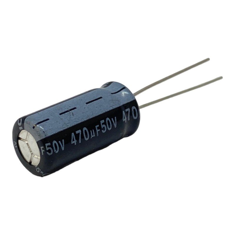 470uF 50V Radial Electrolytic Capacitor Jamicon 20x10mm